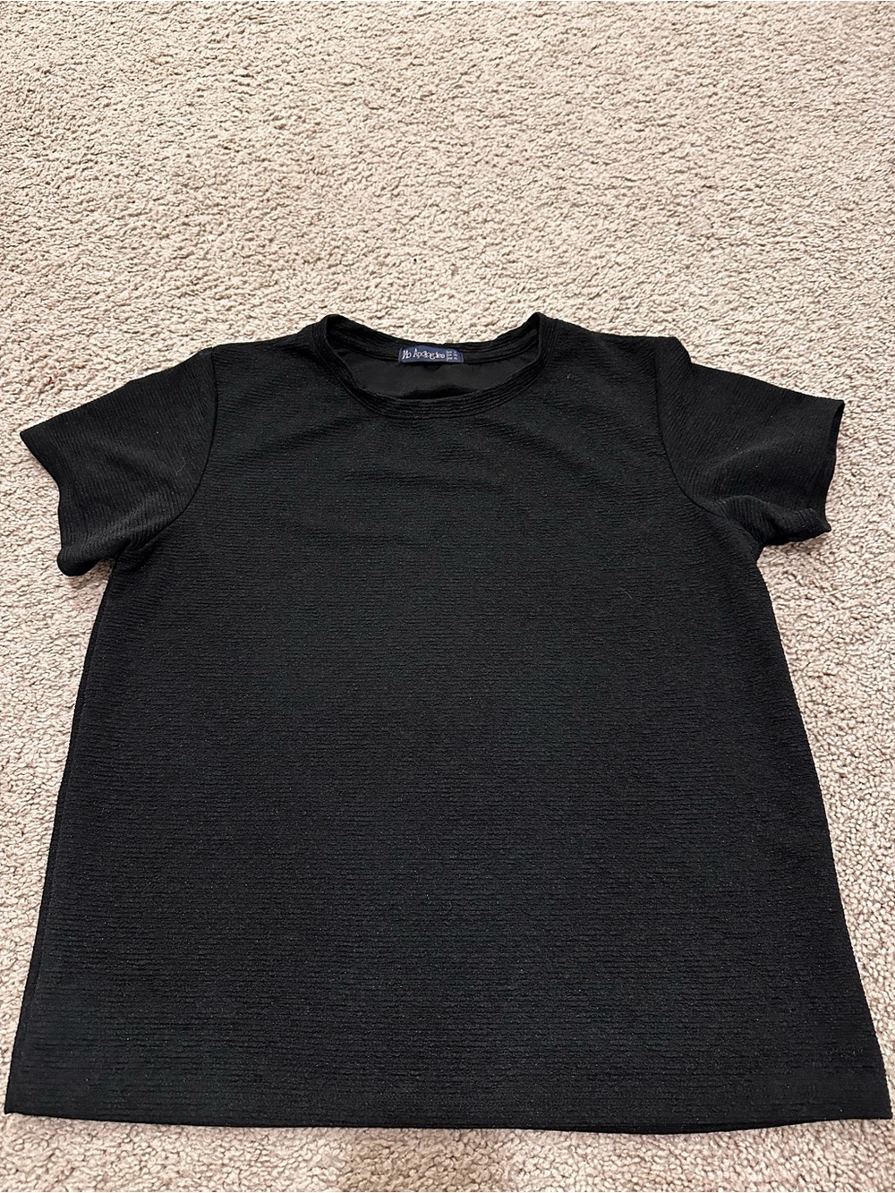 Black Crewneck Tee